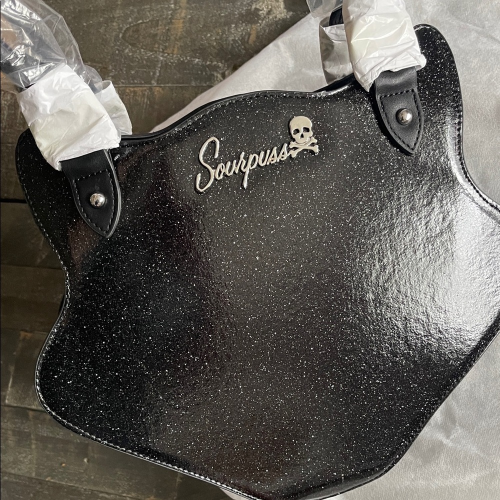 Sourpuss Glitter Cat Purse - Picture 4 of 6